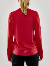 Craft Sport-Langarmshirt Evolve Crew Neck - aus Stretchmaterial - rot Damen