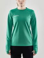 Craft Sport-Langarmshirt Evolve Crew Neck - aus Stretchmaterial - grün Damen