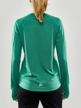 Craft Sport Long Sleeve Shirt Evolve Crew Neck - made of stretch material - green Women