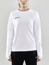Craft Sport-Langarmshirt Evolve Crew Neck - aus Stretchmaterial - weiss Damen