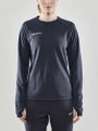Craft Sport-Langarmshirt Evolve Crew Neck - aus Stretchmaterial - dunkelgrau Damen