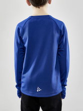 Craft Sportowa koszulka z długim rękawem Evolve Crew Neck - z materiału elastycznego - niebieski kobaltowy dla dzieci
