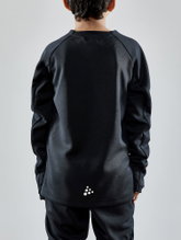 Craft Sport Long Sleeve Shirt Evolve Crew Neck - made of stretch material - black Kids