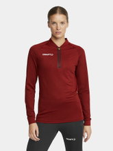 Craft Sport Long Sleeve Shirt Extend Halfzip (high freedom of movement, comfortable fit) burgundy Women