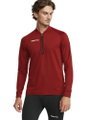 Craft Sport-Langarmshirt Extend Halfzip (hohe Bewegungsfreiheit, bequeme Passform) weinrot Herren