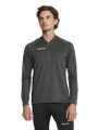 Craft Sport-Langarmshirt Extend Halfzip (hohe Bewegungsfreiheit, bequeme Passform) dunkelgrau Herren