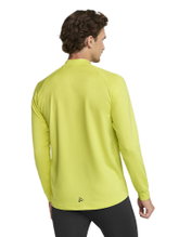 Craft Sport Long Sleeve Shirt Extend Halfzip (high freedom of movement, comfortable fit) yellow Men