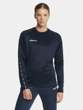 Craft Sport-Langarmshirt Squad 2.0 Crew Neck (rec. Polyester, optimale Bewegungsfreiheit) navyblau Damen