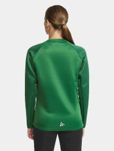 Craft Sport-Langarmshirt Squad 2.0 Crew Neck (rec. Polyester, optimale Bewegungsfreiheit) grün Damen