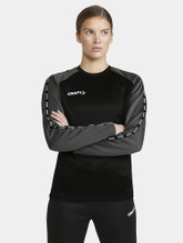 Craft Sport Long Sleeve Shirt Squad 2.0 Crew Neck (rec. Polyester, optimal freedom of movement) black Women