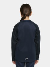Craft Sport Long-sleeved Shirt Squad 2.0 Crew Neck (rec. Polyester, optimal freedom of movement) navy blue Children