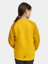 Craft Sport Long Sleeve Shirt Squad 2.0 Crew Neck (rec. Polyester, optimal freedom of movement) yellow Kids
