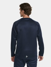 Craft Sport-Langarmshirt Squad 2.0 Crew Neck (rec. Polyester, optimale Bewegungsfreiheit) navyblau Herren