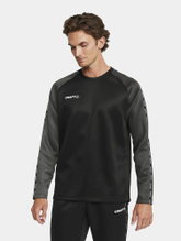 Craft Sport Long Sleeve Squad 2.0 Crew Neck (rec. Polyester, optimal freedom of movement) black/granite grey Men