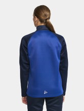 Craft Sport Long Sleeve Shirt Squad 2.0 Halfzip (ergonomic design, high elasticity) cobalt blue/navy blue Women