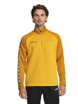 Craft Sport Long Sleeve Shirt Squad 2.0 Halfzip (ergonomic design, high elasticity) yellow Men