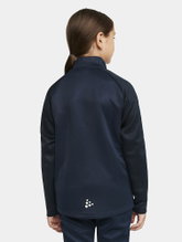 Craft Sport Long-sleeved Shirt Squad 2.0 Halfzip (ergonomic design, high elasticity) navy blue Children