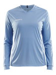 Craft Sport Long Sleeve Shirt (Jersey) Squad Solid - high elasticity, ergonomic design - light blue Women