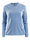 Craft Sport-Langarmshirt (Trikot) Squad Solid - hohe Elastizität, ergonomisches Design - hellblau Damen