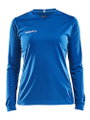 Craft Sport-Langarmshirt (Trikot) Squad Solid - hohe Elastizität, ergonomisches Design - royalblau Damen