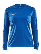 Craft Sport Long Sleeve Shirt (Jersey) Squad Solid - high elasticity, ergonomic design - royal blue Women