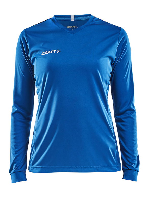 Craft Sport Long Sleeve Shirt (Jersey) Squad Solid - high elasticity, ergonomic design - royal blue Women