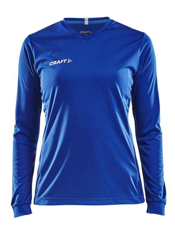 Craft Sport-Langarmshirt (Trikot) Squad Solid - hohe Elastizität, ergonomisches Design - kobaltblau Damen