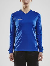 Craft Sport Long Sleeve Shirt (Jersey) Squad Solid - high elasticity, ergonomic design - cobalt blue Women