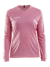 Craft Sport Long Sleeve Shirt (Jersey) Squad Solid - high elasticity, ergonomic design - pink Women