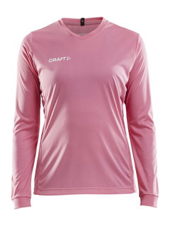 Craft Sport Long Sleeve Shirt (Jersey) Squad Solid - high elasticity, ergonomic design - pink Women