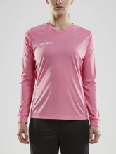 Craft Sport Long Sleeve Shirt (Jersey) Squad Solid - high elasticity, ergonomic design - pink Women