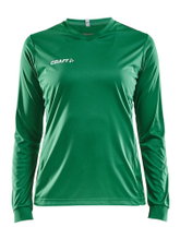 Craft Sport Long Sleeve Shirt (Jersey) Squad Solid - high elasticity, ergonomic design - green Women