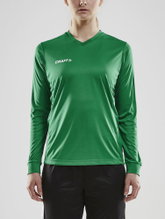 Craft Sport Long Sleeve Shirt (Jersey) Squad Solid - high elasticity, ergonomic design - green Women