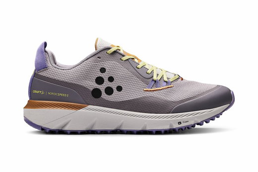 Craft Laufschuhe ADV Nordic Speed 2 (atmungsaktiv, strapazierfähige Sohle) violett/grau Herren