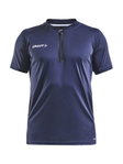 Craft Sport-Polo Pro Control Impact (leicht, atmungsaktiv) navyblau/weiss Herren