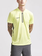 Craft Sport Polo Pro Control Impact (light, breathable) lime/grey Men