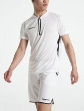 Craft Sport Polo Pro Control Impact (light, breathable) white/black Men