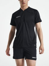 Craft Sport Polo Pro Control Impact (lightweight, breathable) black/white Men