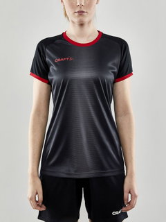 Craft Sport-Shirt (Jersey) Progress 2.0 Graphic Jersey - light, functional and stretch material - black/red Women