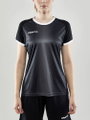 Craft Sport-Shirt (Trikot) Progress 2.0 Graphic Jersey - leicht, funktionell und Stretchmaterial - schwarz/weiss Damen