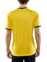Craft Sport-Tshirt (Trikot) Progress 2.0 Graphic Jersey - leicht, funktionell und Stretchmaterial - gelb/schwarz Herren