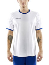 Craft Sport-Tshirt (Trikot) Progress 2.0 Graphic Jersey - leicht, funktionell und Stretchmaterial - weiss/blau Herren