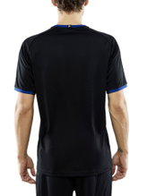 Craft Sport-Tshirt (Trikot) Progress 2.0 Graphic Jersey - leicht, funktionell und Stretchmaterial - schwarz/blau Herren