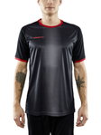 Craft Sport-Tshirt (Trikot) Progress 2.0 Graphic Jersey - leicht, funktionell und Stretchmaterial - schwarz/rot Herren