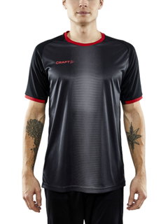 Craft Sport T-shirt (Jersey) Progress 2.0 Graphic Jersey - lightweight, functional and stretch material - black/red Men