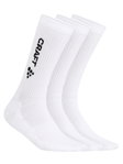 Craft Sportsocken Progress Indoor (feuchtigkeitstransport) weiss - 3 Paar