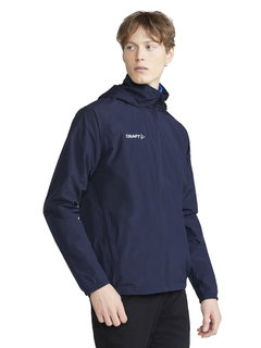 Craft Regenjacke Evolve Rain (leicht, wind- und wasserabweisend, Kapuze) navyblau Herren