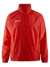 Craft Regenjacke Evolve Rain (leicht, wind- und wasserabweisend, Kapuze) rot Herren