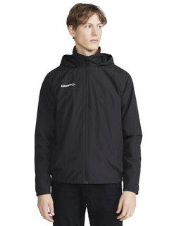 Craft Regenjacke Evolve Rain (leicht, wind- und wasserabweisend, Kapuze) schwarz Herren