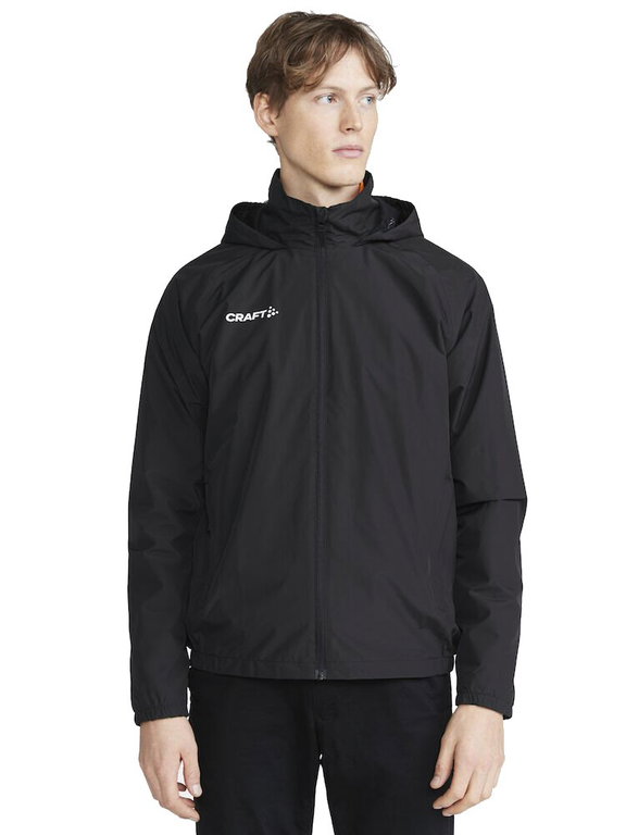 Craft Regenjacke Evolve Rain (leicht, wind- und wasserabweisend, Kapuze) schwarz Herren